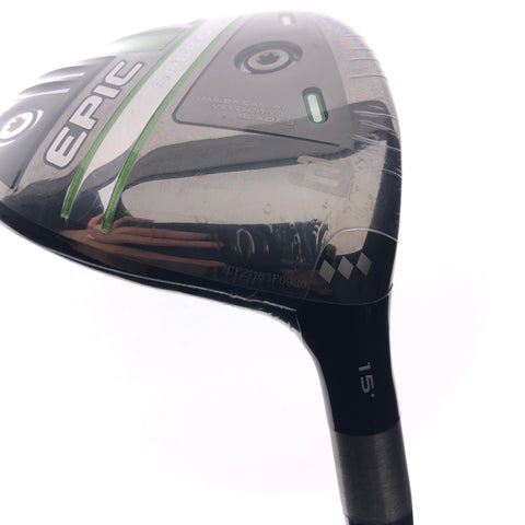 NEW Callaway Epic Speed Triple Diamond 3 Fairway Wood / 15 Degrees / Stiff Flex