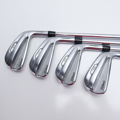 Used Titleist T100 2021 Iron Set / 4 - PW / Stiff Flex