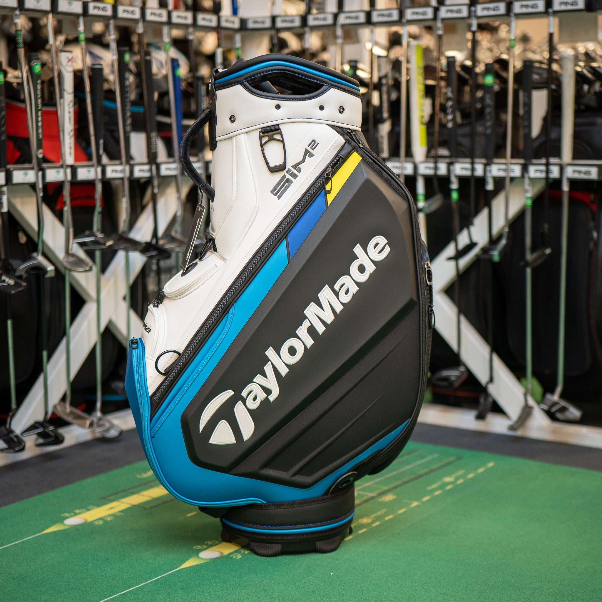 NEW TaylorMade 2021 SIM2 Tour Staff Bag - Replay Golf 
