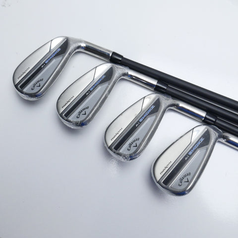 NEW Callaway Paradym Ai Smoke Iron Set / 4 - PW + AW / Regular Flex