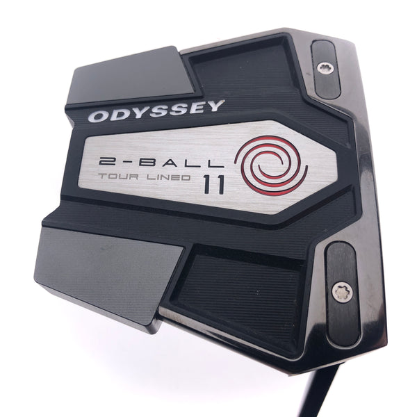 Used TOUR ISSUE Odyssey 2-Ball Eleven Tour Lined CH Putter / 33.0 Inches