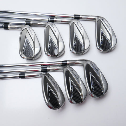 Used TaylorMade Stealth Iron Set / 5 - SW / Stiff Flex / Left-Handed