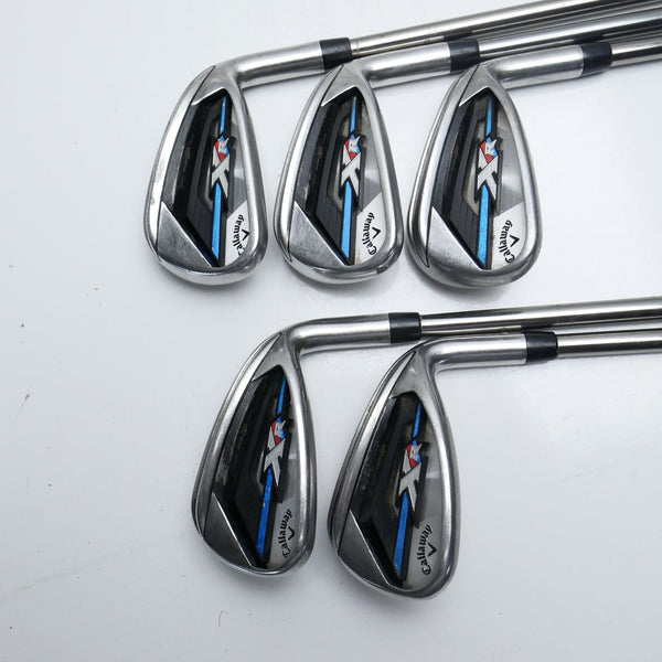 Used Callaway XR OS Iron Set / 6 - PW / Soft Regular Flex