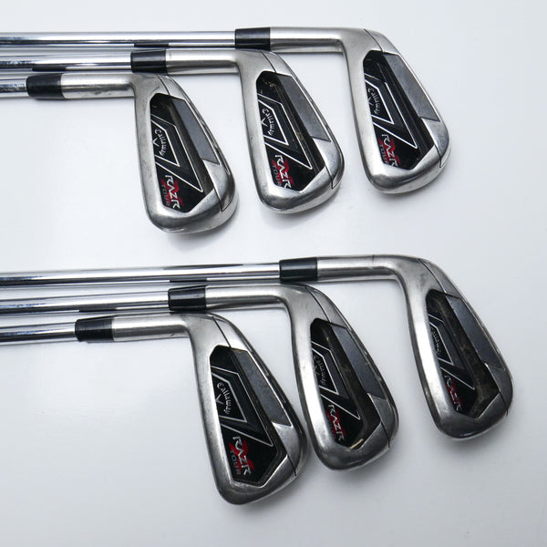 Used Callaway Razr X Tour Iron Set / 4 - 9 IRON / Regular Flex / Left-Handed