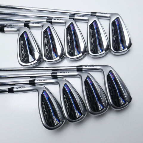 Used Cobra RAD Speed One Length Iron Set / 4 - SW + GW / Regular / Left-Handed