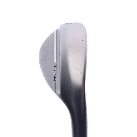 Used Mizuno T24 White Satin Lob Wedge / 60.0 Degrees / Stiff Flex