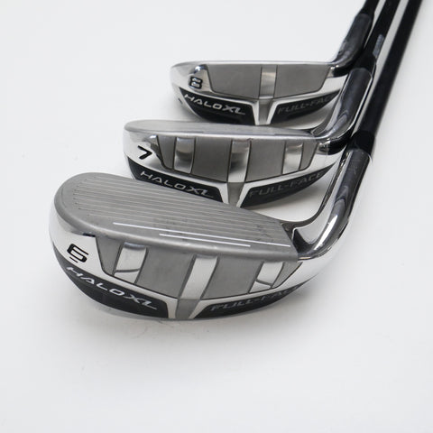 Used Cleveland Halo XL Full Face Iron Set / 6 - PW / Regular Flex - Replay Golf 