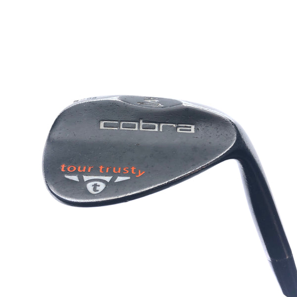 Used Cobra Tour Trusty Black Gap Wedge / 50.0 Degrees / Wedge Flex