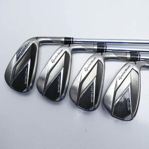 Used TaylorMade Stealth Iron Set / 5 - PW + AW / Regular Flex