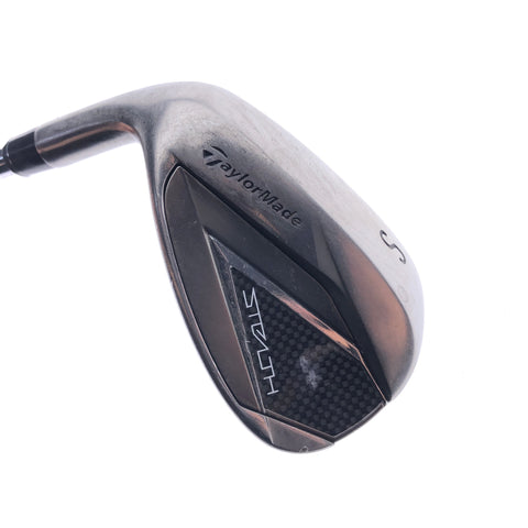 Used TaylorMade Stealth Sand Wedge / 54.0 Degrees / Stiff Flex / Left-Handed - Replay Golf 