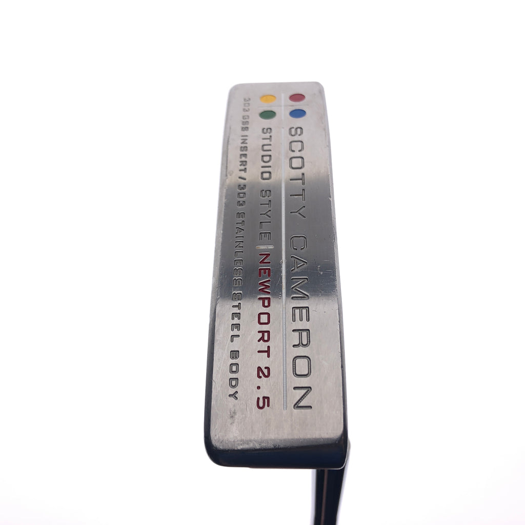 Used Scotty Cameron Studio Style Newport 2.5 Putter / 35.0 Inches - Replay Golf 