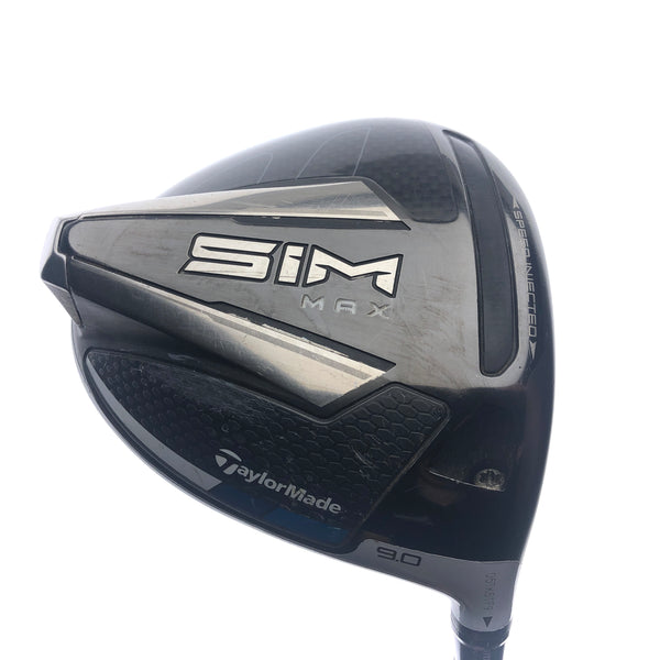 Used TaylorMade SIM Max Driver / 9.0 Degrees / Stiff Flex