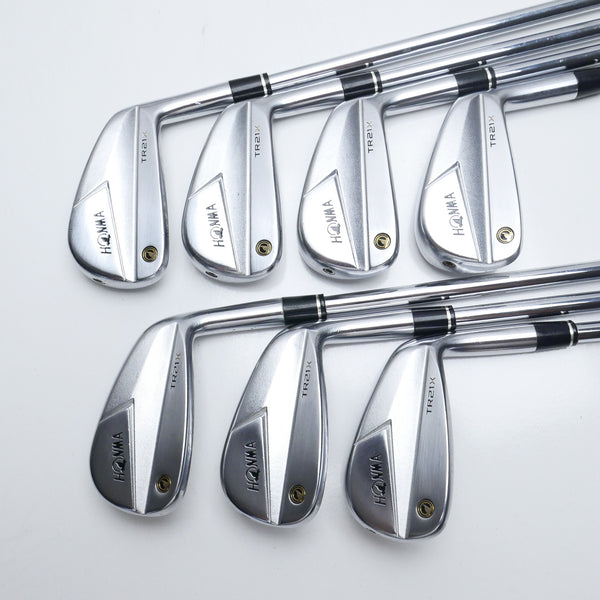 Used Honma TR21 X Iron Set / 4 - PW / Stiff Flex