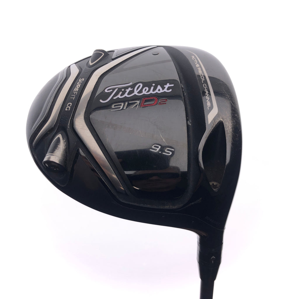 Used Titleist 917 D2 Driver / 9.5 Degrees / Stiff Flex