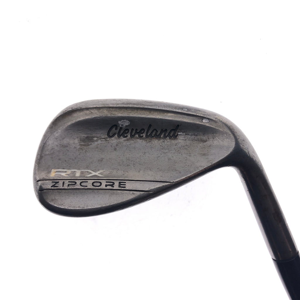 Used Cleveland RTX ZipCore Raw Gap Wedge / 52 Degrees / Stiff Flex - Replay Golf 