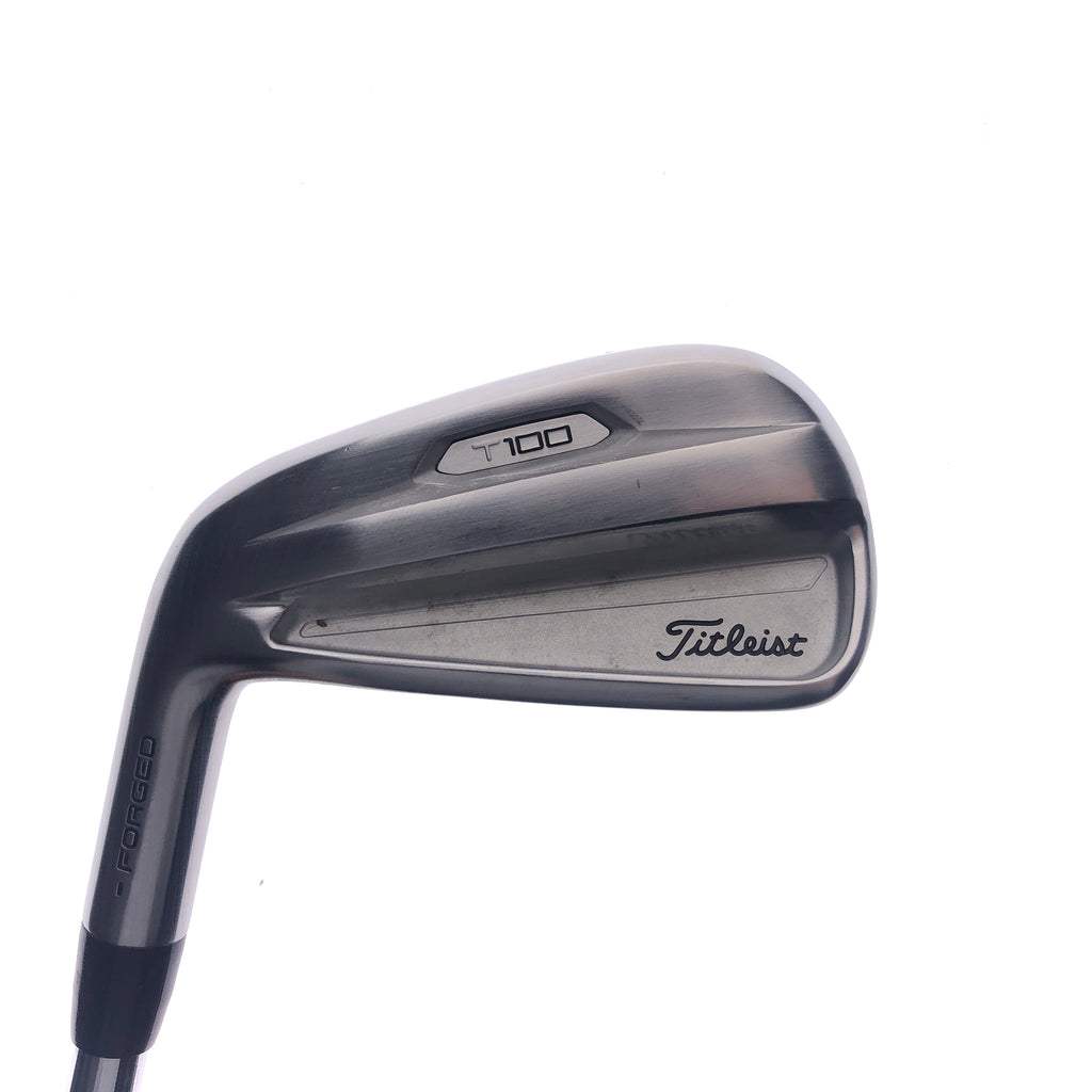 Used Titleist T100 2021 5 Iron / 27.0 Degrees / Stiff Flex / Left-Handed