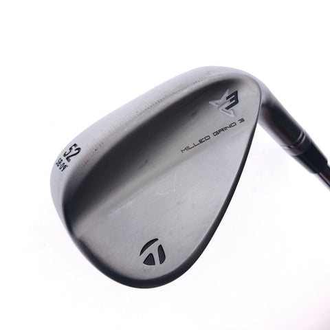 Used TaylorMade Milled Grind 3 Gap Wedge / 52.0 Degrees / Stiff Flex - Replay Golf 