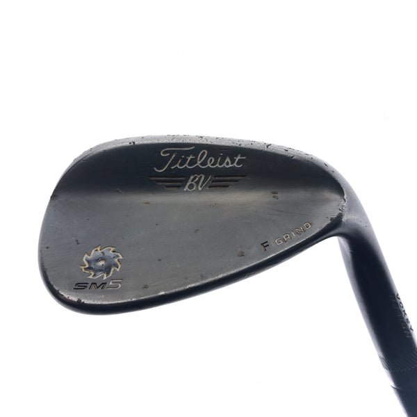 Used Titleist Vokey SM5 Raw Black Gap Wedge / 50.0 Degrees / Wedge Flex