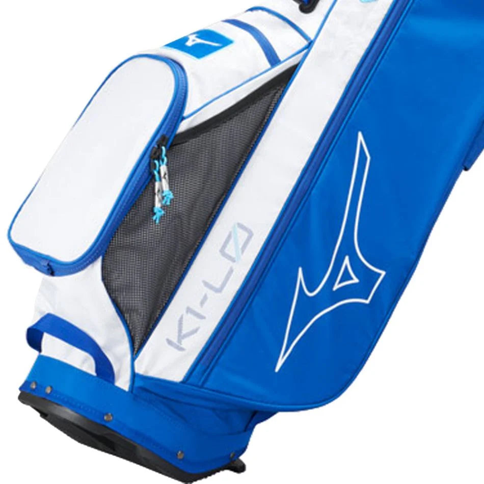 Mizuno K1-LO Stand Bag (Tour Blue/White) - Replay Golf 