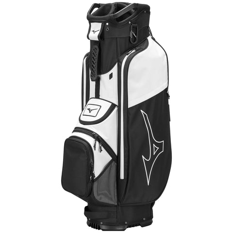 Mizuno LW-C Cart Bag (Black/White) - Replay Golf 