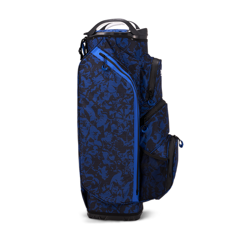 NEW Ogio Silencer 2024 Blue Floral Abstract Cart Bag - Replay Golf 