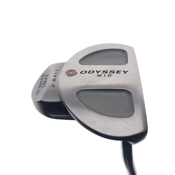 Used Odyssey White Hot 2-Ball Mid Putter / 43.00 Inches - Replay Golf 