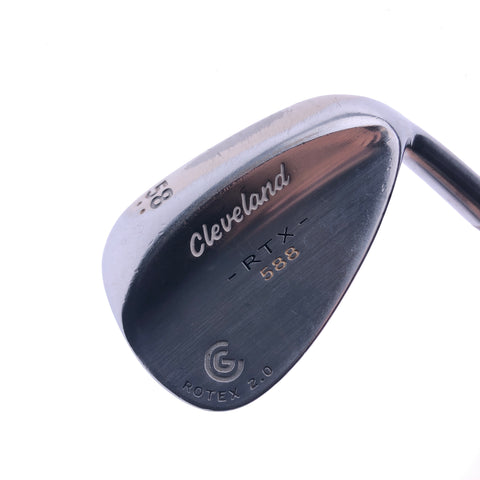 Used Cleveland 588 RTX 2.0 Tour Satin Lob Wedge / 58.0 Degrees / Wedge Flex - Replay Golf 