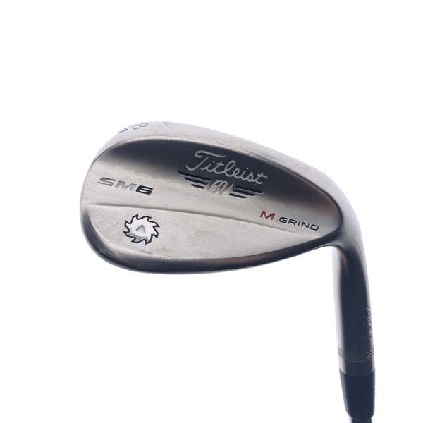 Used Titleist Vokey SM6 Steel Grey Lob Wedge / 58.0 Degrees / Wedge Flex - Replay Golf 