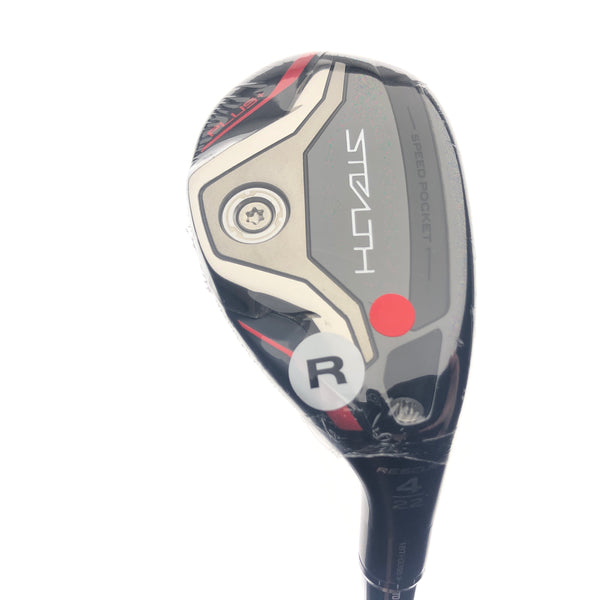 NEW TaylorMade Stealth Plus Rescue 4 Hybrid / 22 Degrees / Regular Flex - Replay Golf 