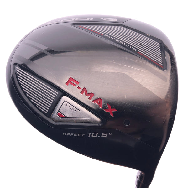 Used Cobra F-Max Superlite Offset Driver / 10.5 Degrees / Regular Flex - Replay Golf 