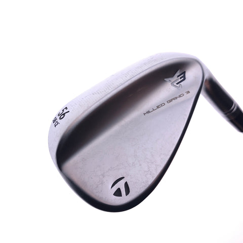 Used TaylorMade Milled Grind 3 Sand Wedge / 56.0 Degrees / Stiff Flex - Replay Golf 