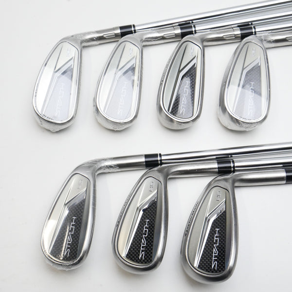 Used TaylorMade Stealth HD Iron Set / 5 - PW + AW / Regular Flex - Replay Golf 