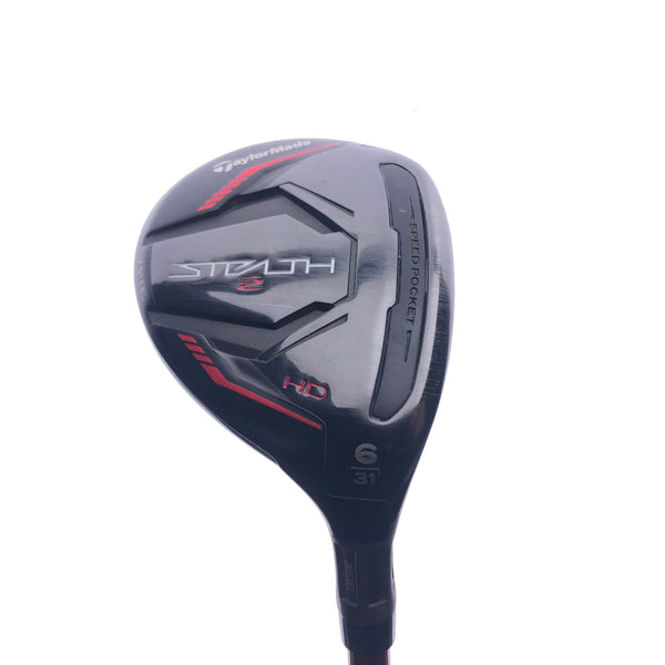 Used TaylorMade Stealth 2 HD 6 Hybrid / 31 Degrees / A Flex - Replay Golf 