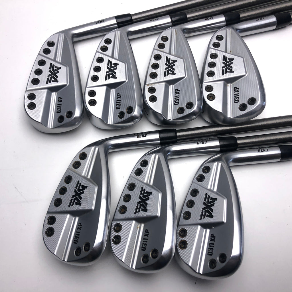 Used PXG 0311 XP GEN 3 Iron Set / 5 PW + GW / A Flex Replay Golf