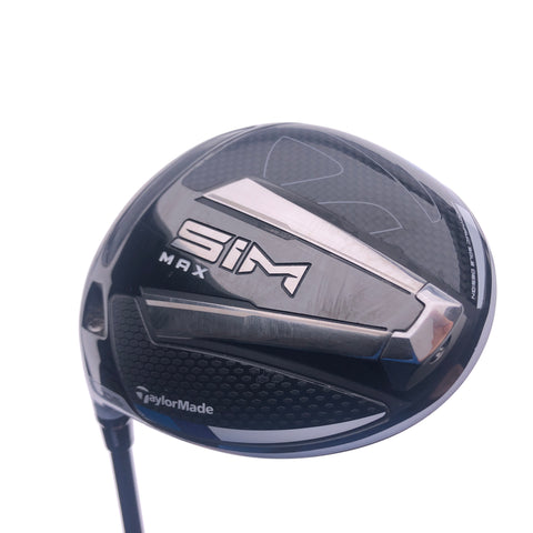 Used TaylorMade SIM Max Driver / 10.5 Degree / HZRDUS Smoke Stiff / Left-Handed - Replay Golf 