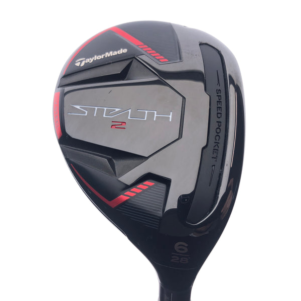 Used TaylorMade Stealth 2 6 Hybrid / 28 Degrees / A Flex