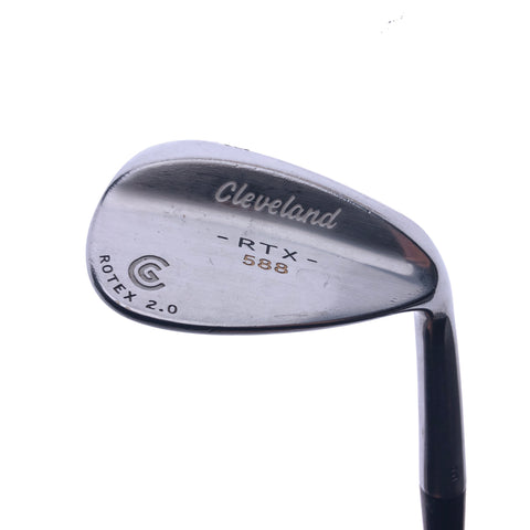 Used Cleveland 588 RTX 2.0 Tour Satin Lob Wedge / 58.0 Degrees / Wedge Flex - Replay Golf 