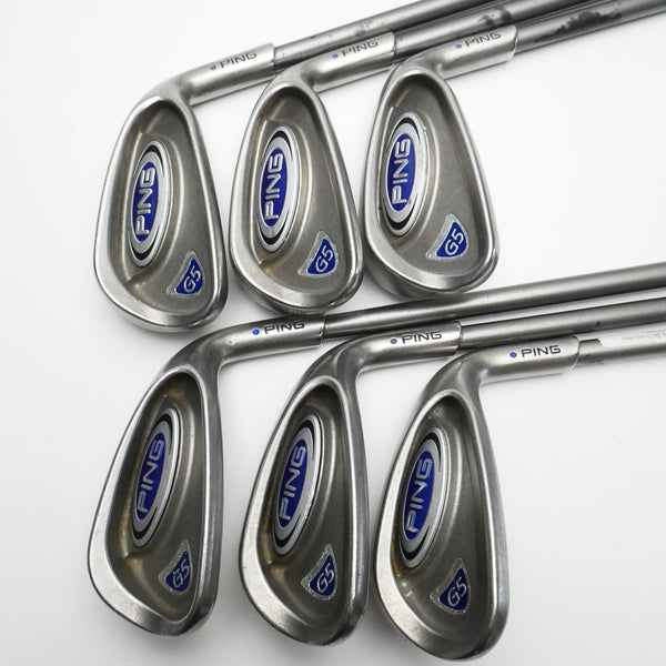 Used Ping G5 Iron Set / 7 - SW + LW / Soft Regular Flex - Replay Golf 