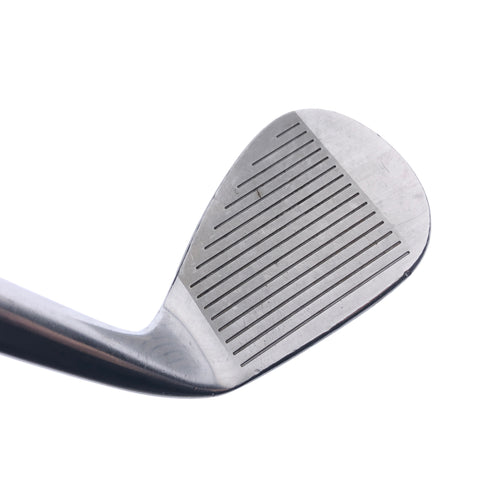 Used Mizuno S18 White Satin Gap Wedge / 52.0 Degrees / Wedge Flex / Left-Handed - Replay Golf 