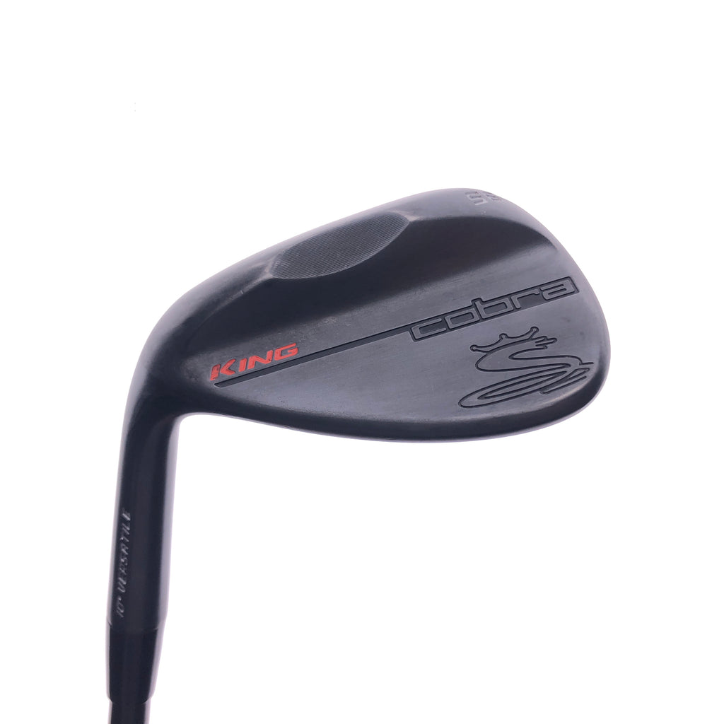 Used Cobra KING Black Sand Wedge / 56.0 Degrees / Stiff Flex / Left-Handed - Replay Golf 