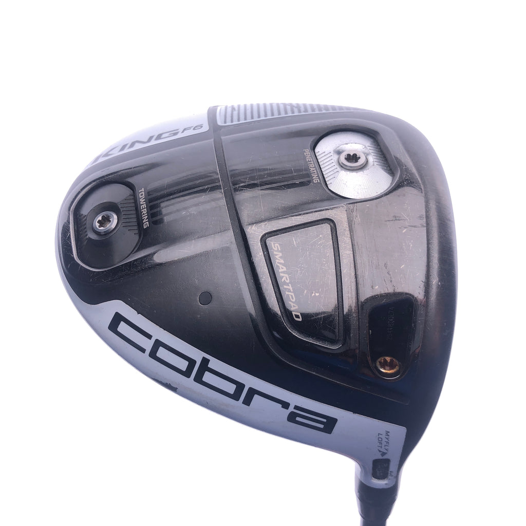 Used Cobra King F6 Driver / 10.5 Degrees / Stiff Flex - Replay Golf 