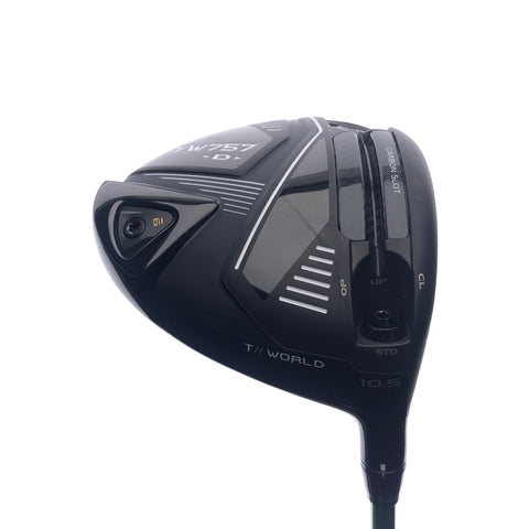 Used Honma TW 757 D Driver / 10.5 Degrees / Stiff Flex - Replay Golf 