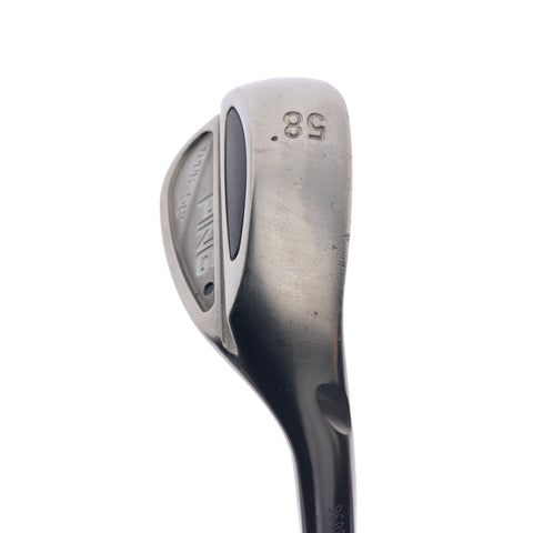 Used Ping Tour Brushed Steel Lob Wedge / 58.0 Degrees / Wedge Flex - Replay Golf 