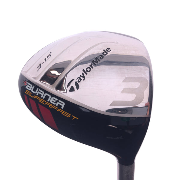 Used TaylorMade Burner Superfast 3 Fairway Wood / 15 Degrees / Regular Flex - Replay Golf 