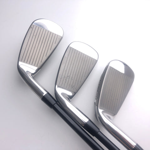 Used Cleveland Launcher HB Turbo Iron Set / 6 - PW + DW / A Flex - Replay Golf 