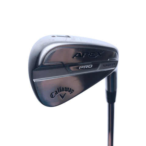 Used Callaway Apex Pro 21 7 Iron / 33.0 Degrees / Stiff Flex - Replay Golf 