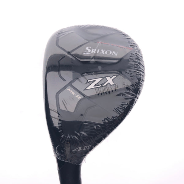 NEW Srixon ZX MK II 4 Hybrid / 22 Degrees / Regular Flex / Left-Handed - Replay Golf 