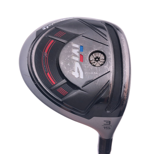 Used TaylorMade M4 Tour 3 Fairway Wood / 15 Degrees / Rogue 110 MSI Stiff Flex - Replay Golf 