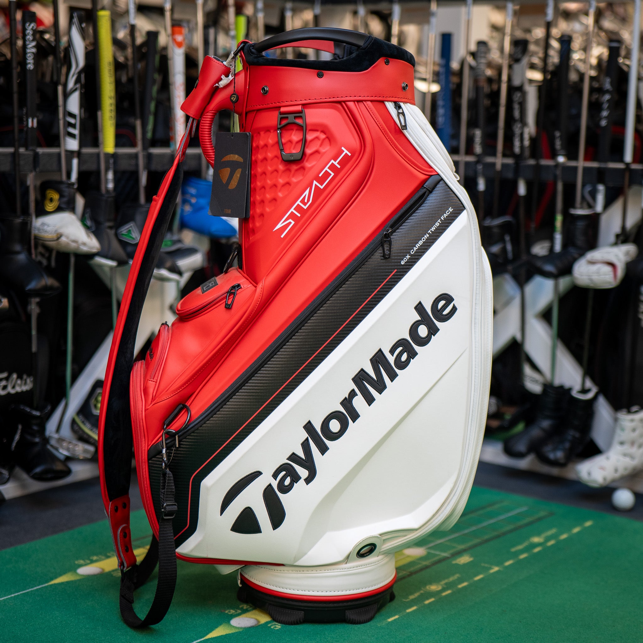 EX-Display TaylorMade Stealth 2 Golf Tour Staff Bag - Replay Golf 