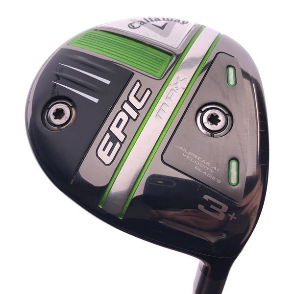 Used Callaway Epic Max 3+ Fairway Wood / 13.5 Degrees / Stiff Flex - Replay Golf 